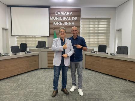 Vereador Átila de Souza acompanha deputado Bibo Nunes em agenda na região