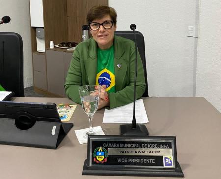 Vereadora Patrícia Wallauer celebra resultados do primeiro ano de mandato